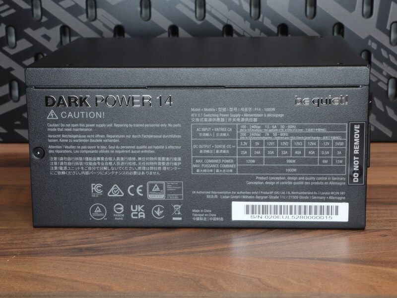 dark power 14 PSU be quiet! 850W 1200W 1000W modular Silent wings ATX Titanium